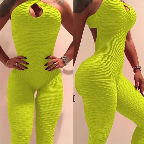 VSS Yoga Jumpsuit Cross Design Backless Tracksuit Full Bodysuit