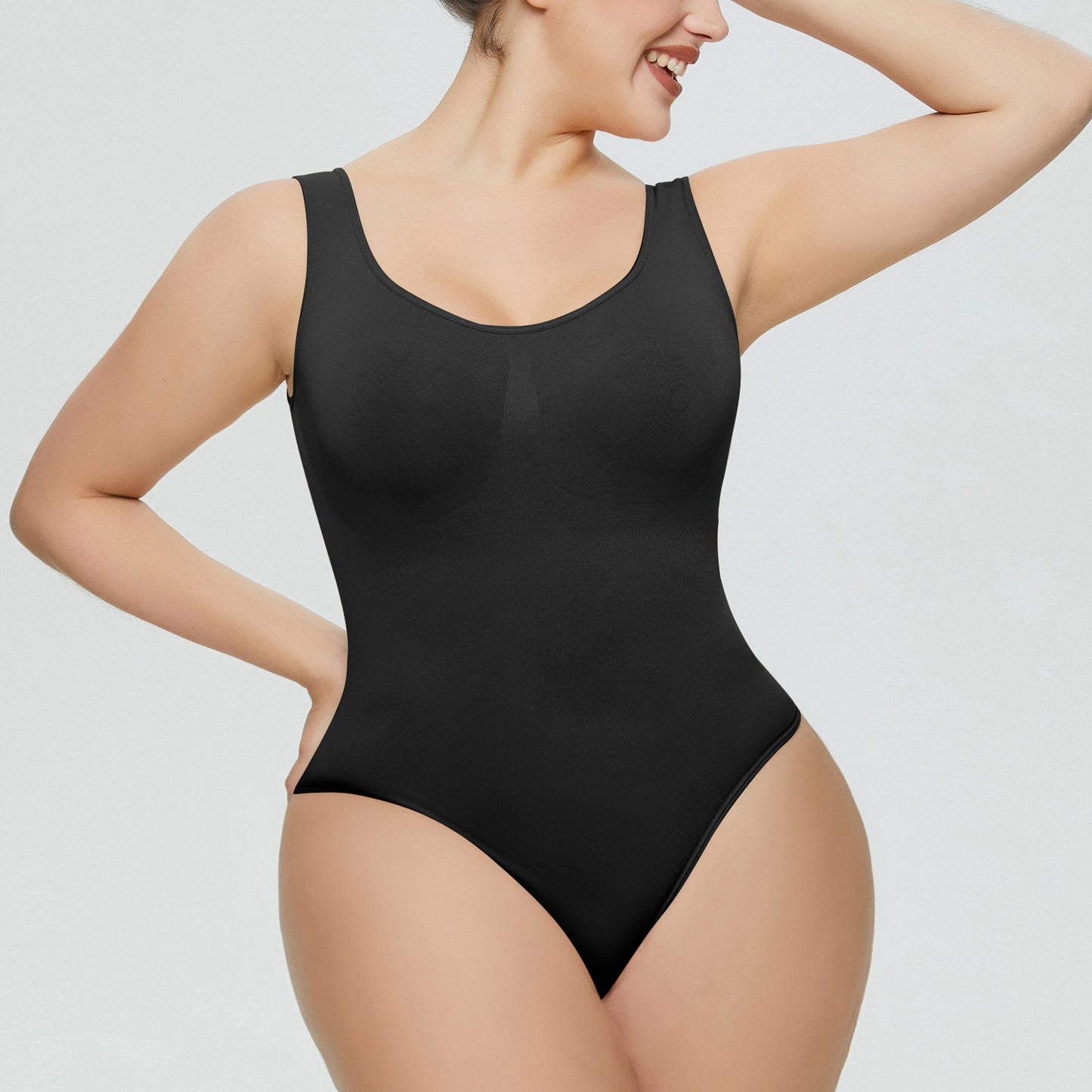 Elastic Split Slim Bodysuit Tight Bodysuit