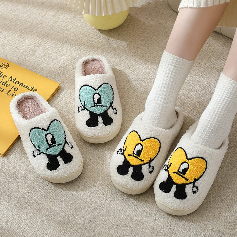 Lovable Thick soled Cartoon Slippers in Home