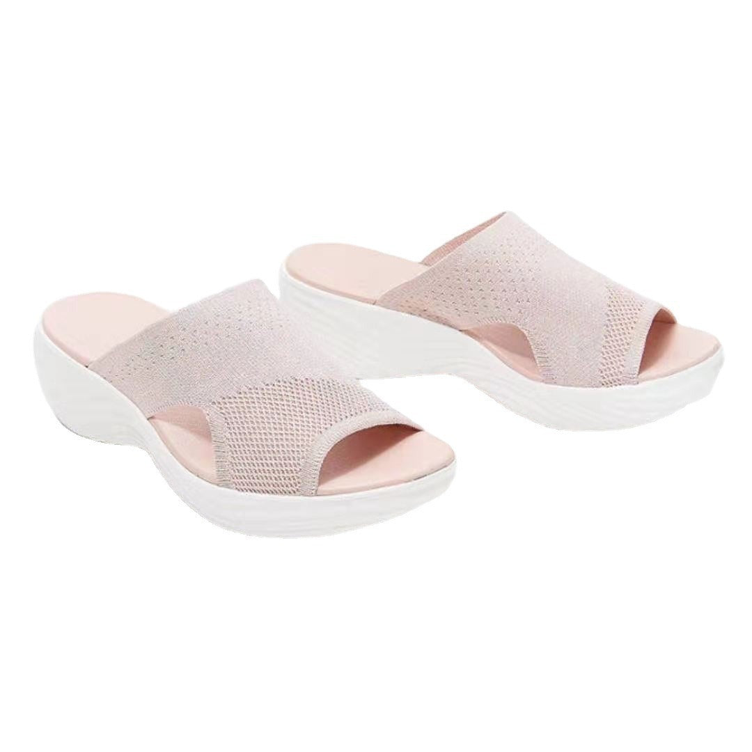 fish mouth women's slippers