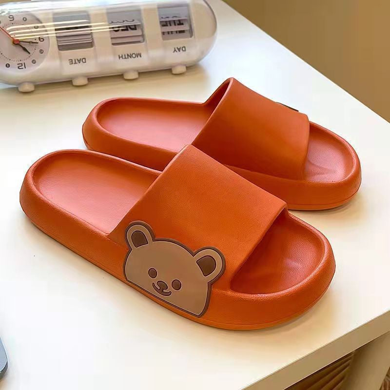 Cute Bear Bathroom Slippers