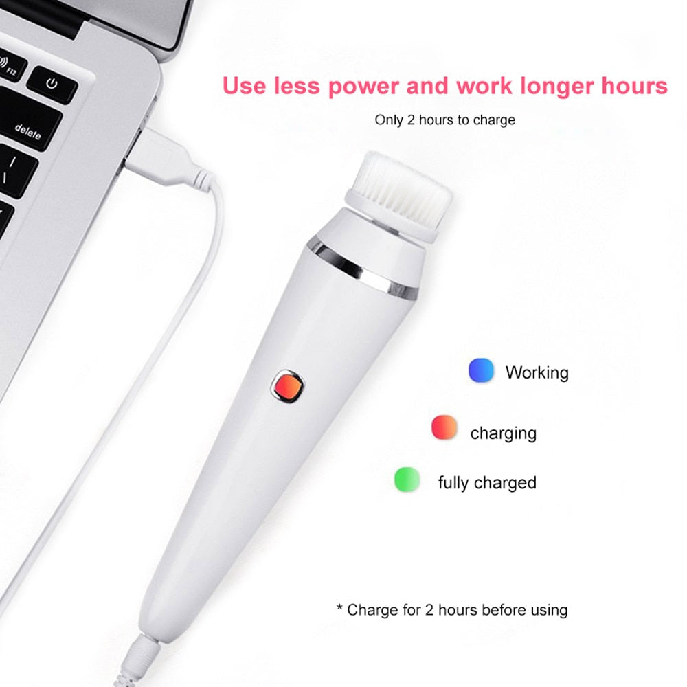 4 IN 1 Electric Face Deep Cleansing Brush