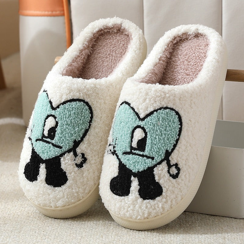 Lovable Thick soled Cartoon Slippers in Home