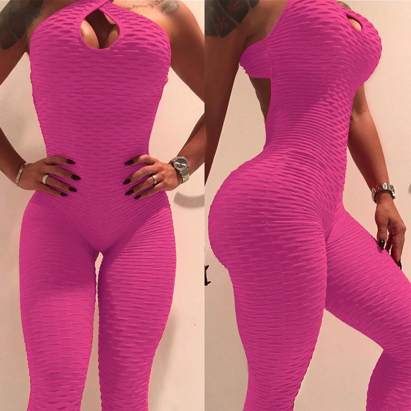 VSS Yoga Jumpsuit Cross Design Backless Tracksuit Full Bodysuit