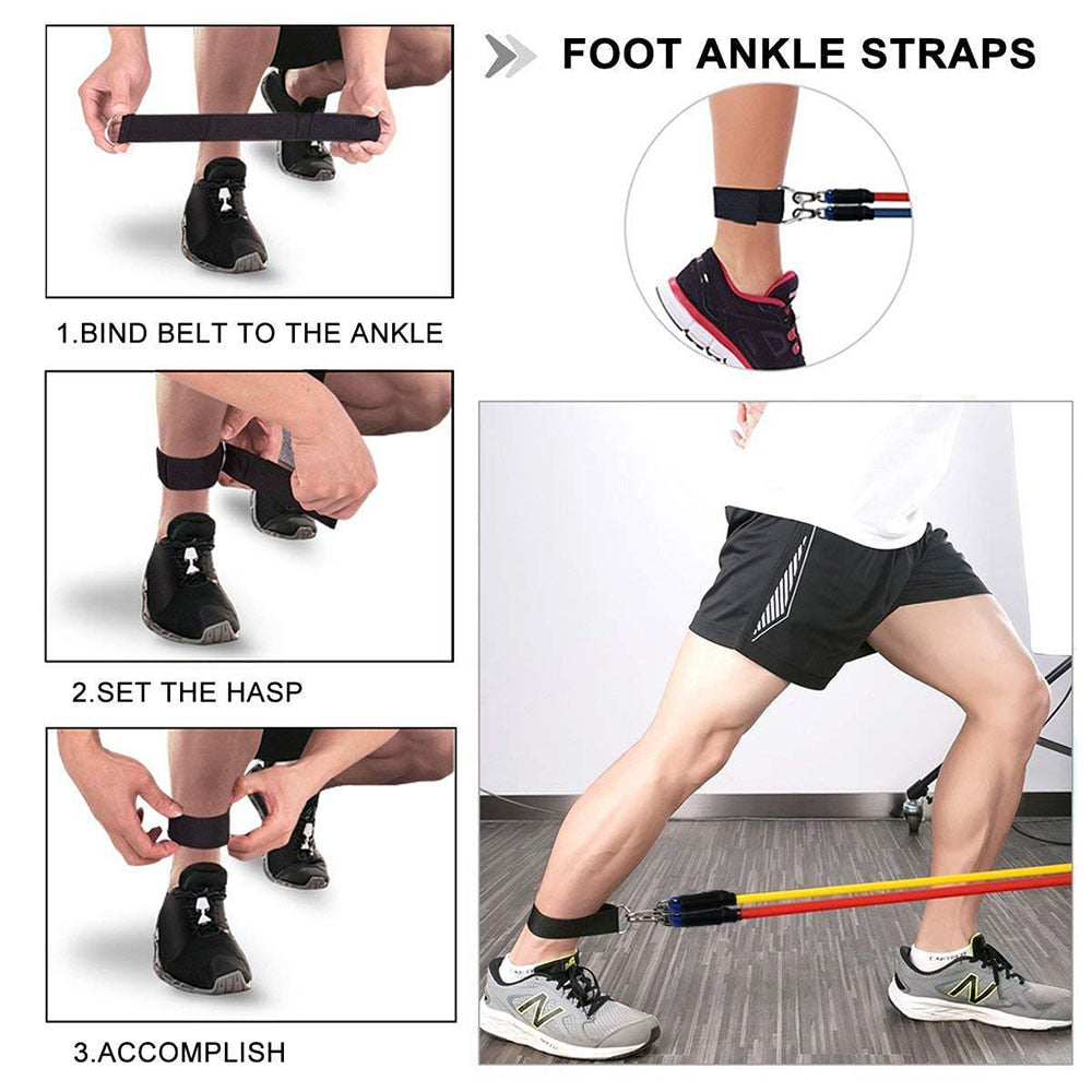 11PCS Resistance Band Set