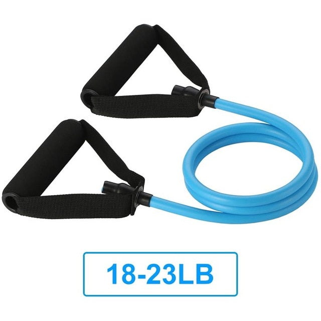 Elastic Resistance Bands Fitness Workout Exercise