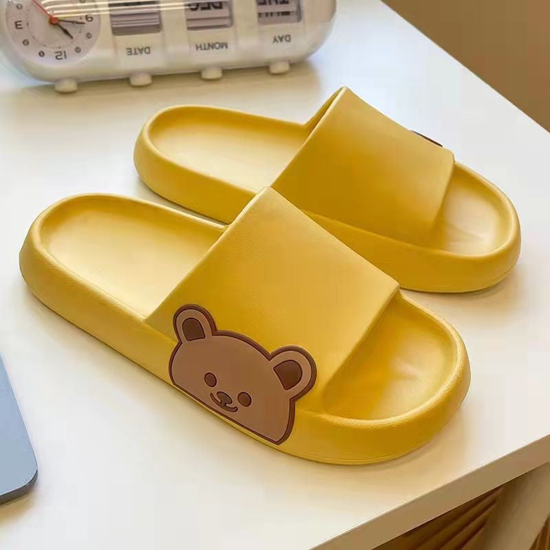 Cute Bear Bathroom Slippers