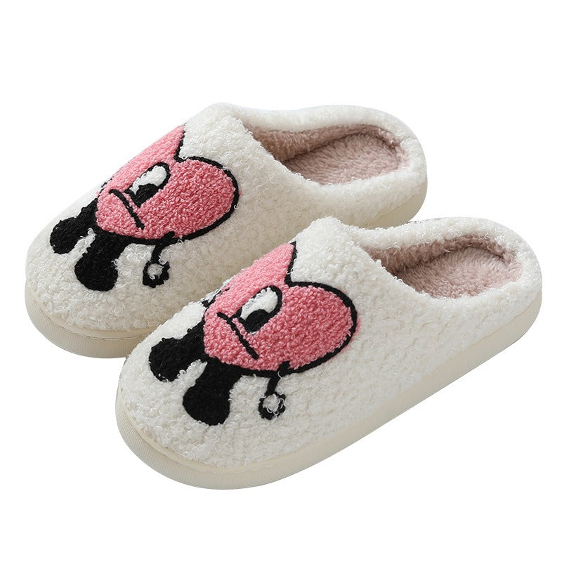 Lovable Thick soled Cartoon Slippers in Home