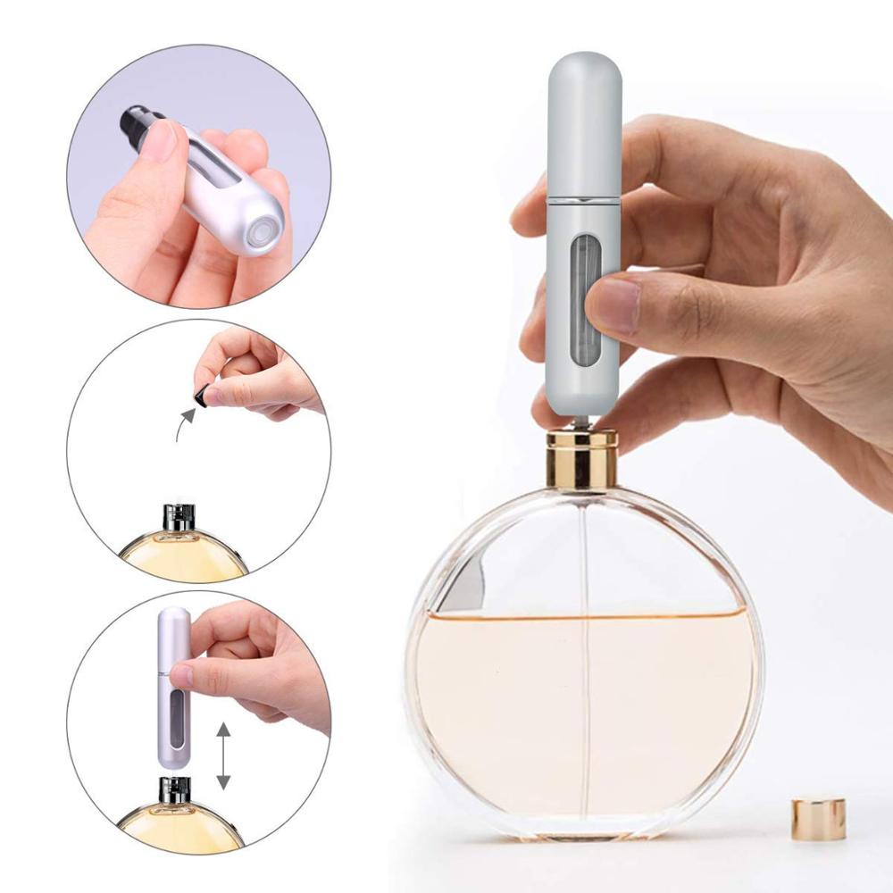 Refillable Perfume Spray Bottle With Spray Scent Pump