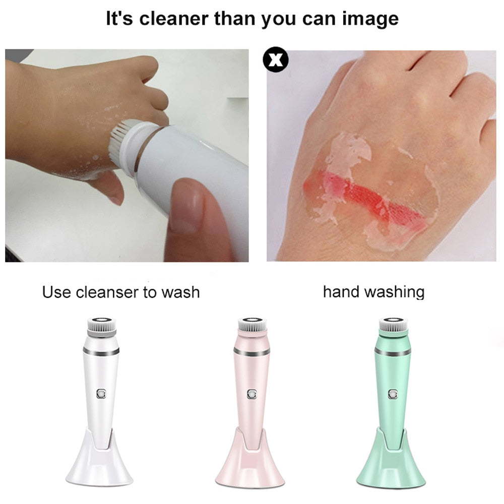 4 IN 1 Electric Face Deep Cleansing Brush