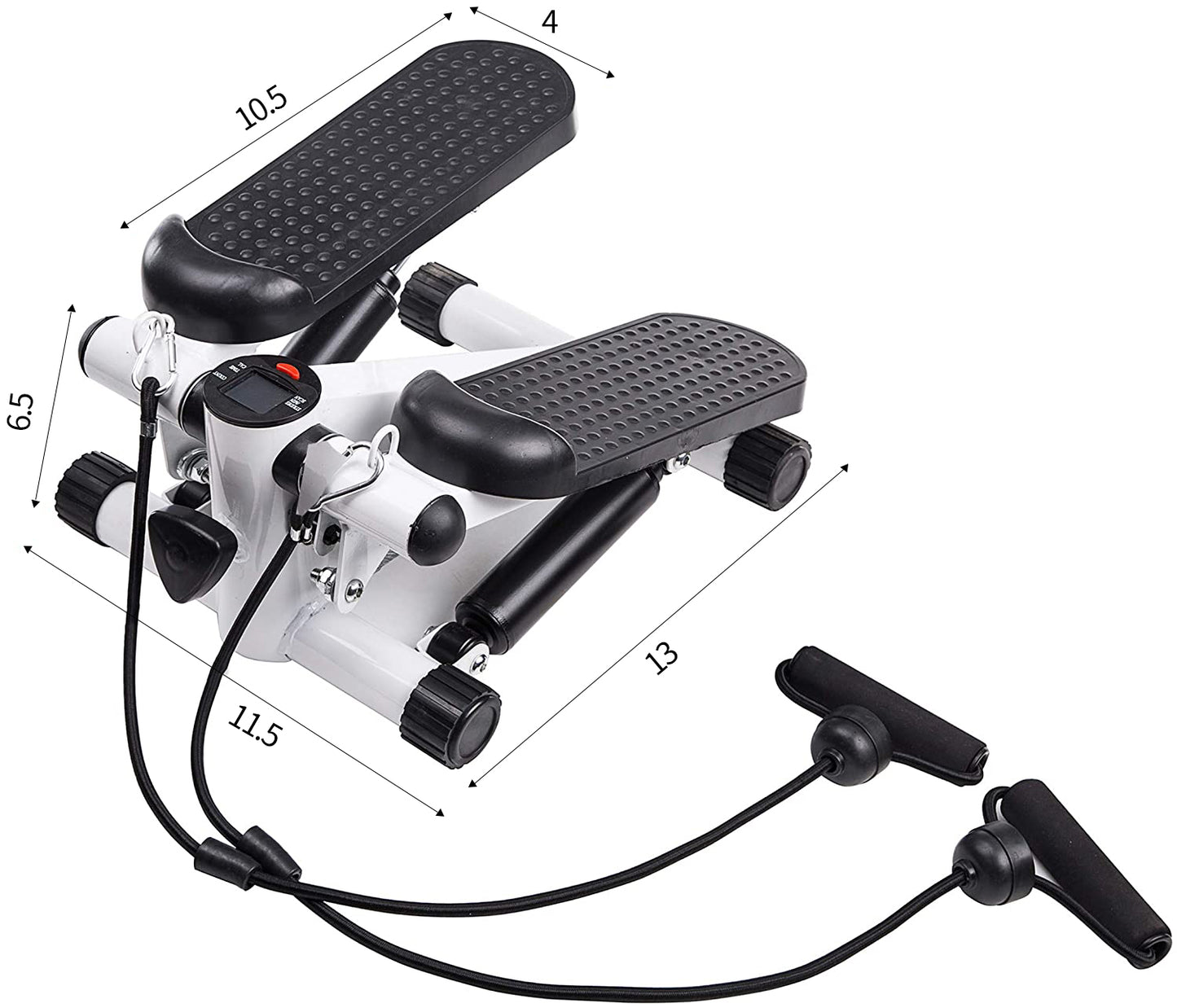 Stair Stepper With Resistance Band and Vertical