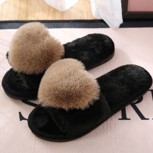 Custom Winter Half Slipper for Women