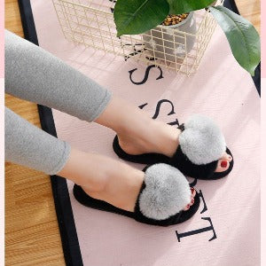 Custom Winter Half Slipper for Women