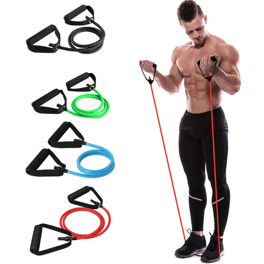 Elastic Resistance Bands Fitness Workout Exercise