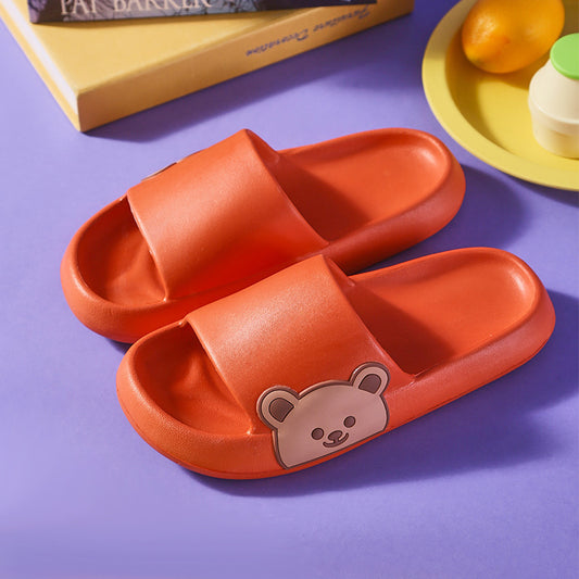 Cute Bear Bathroom Slippers