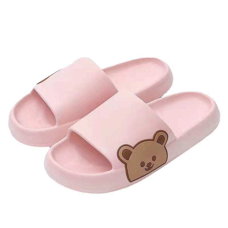 Cute Bear Bathroom Slippers