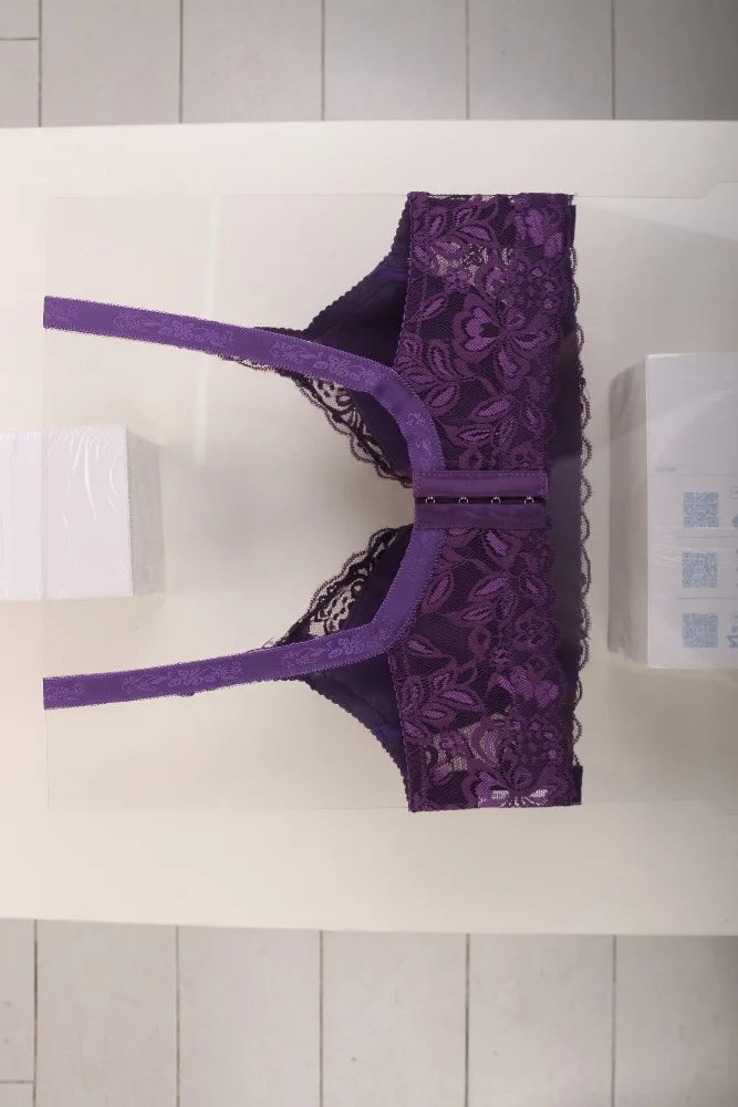 Women Sexy Lace Bra Wireless Minimizer Bra Wire Free Brassiere Women 75-105 B C D Plus Size Lingerie Sexy Adjustable Underwear