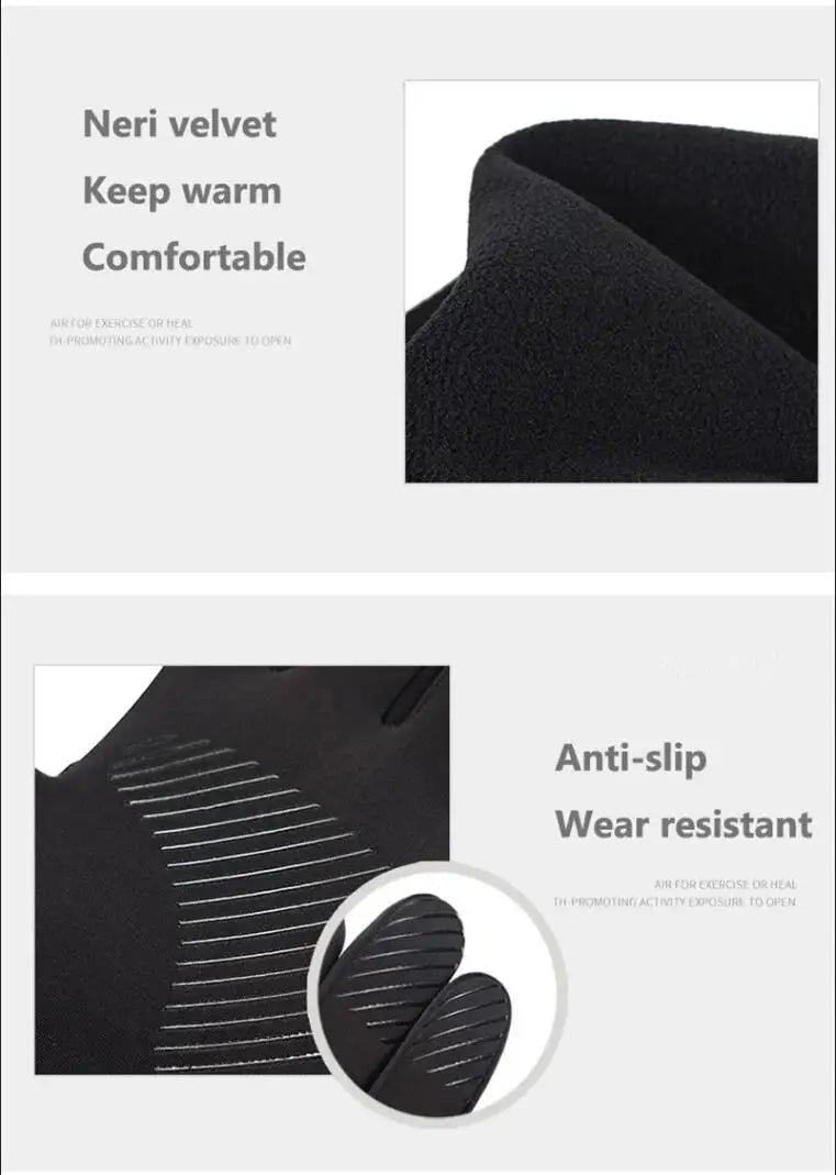 Winter Gloves Men Women Touch Screen Warm Gloves Water Resistant Windproof Thermal Gloves for Driving Running Ski Riding Sport