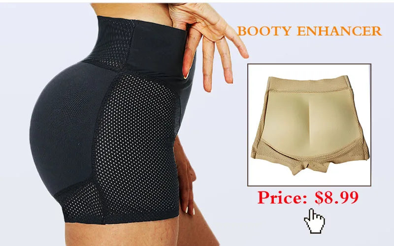 GUUDIA Hook Zipper Fajas Colombianas Butt Lifter Hip Enhancer Tummy Control Panties Body Shaper PantyBooty Enhance Shapewear