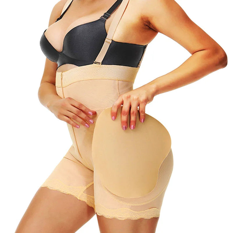 GUUDIA Hook Zipper Fajas Colombianas Butt Lifter Hip Enhancer Tummy Control Panties Body Shaper PantyBooty Enhance Shapewear