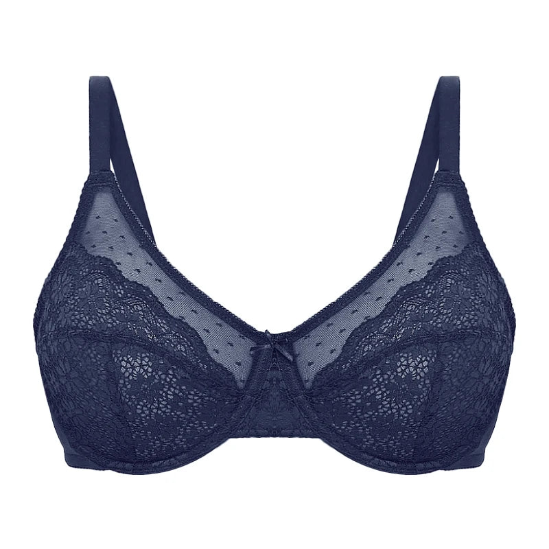 Minimizer Bra for Women Lace Bra Womans Full Coverage Bras Unlined Underwire Bra for Heavy Breast 5120