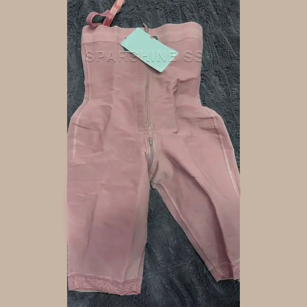 Fajas Colombiana Tummy Control Shapewear High Compression Butt Lifter Front Zipper High-pressure Trousers for Post-operative Use