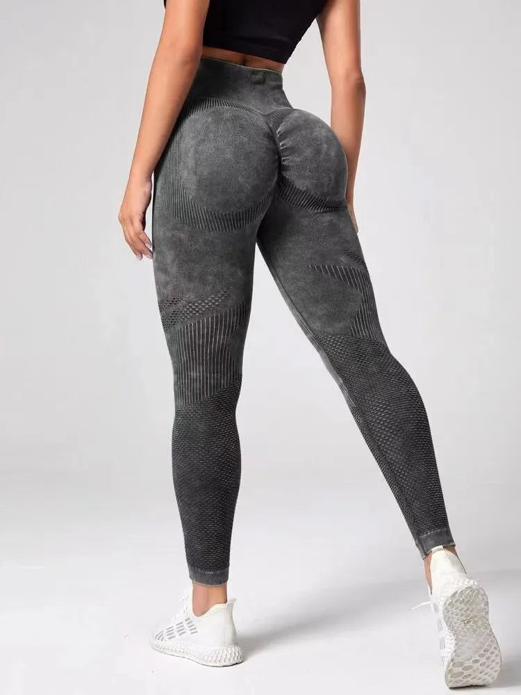 Scrunch Workout Leggings for Women,Seamless Butt Lifting Pants High Waisted Tummy Control Active Gym Yoga Tights