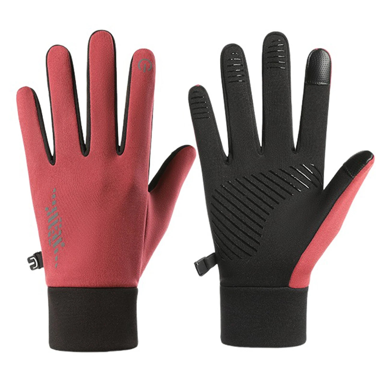 Winter Thermal Gloves Men Women Touchscreen Fleece Lined Anti-Slip Cold Weather Gloves Driving Cycling Skiing Warm Touch Comfort
