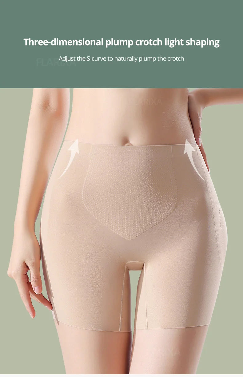 Flarixa Padded High Waist Shorts Butt Enhancer Shaper Buttock Lifting Panties Tummy Control Body Shaper With Butt Pads Shapewear