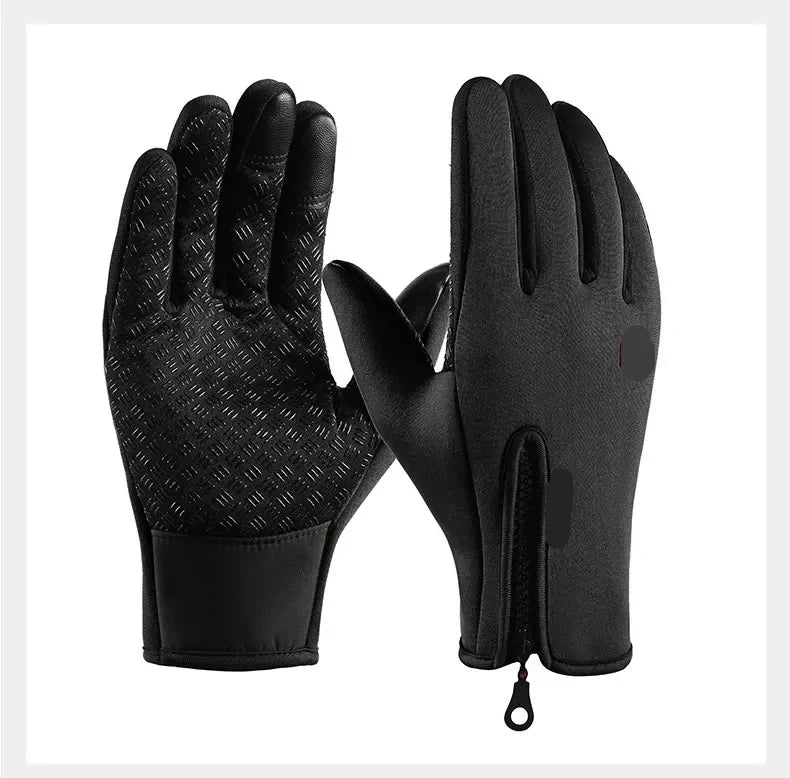 Winter Men's And Women's Warm Gloves, Waterproof And Skin Friendly Touch Screen, Suitable For Cycling And Skiing