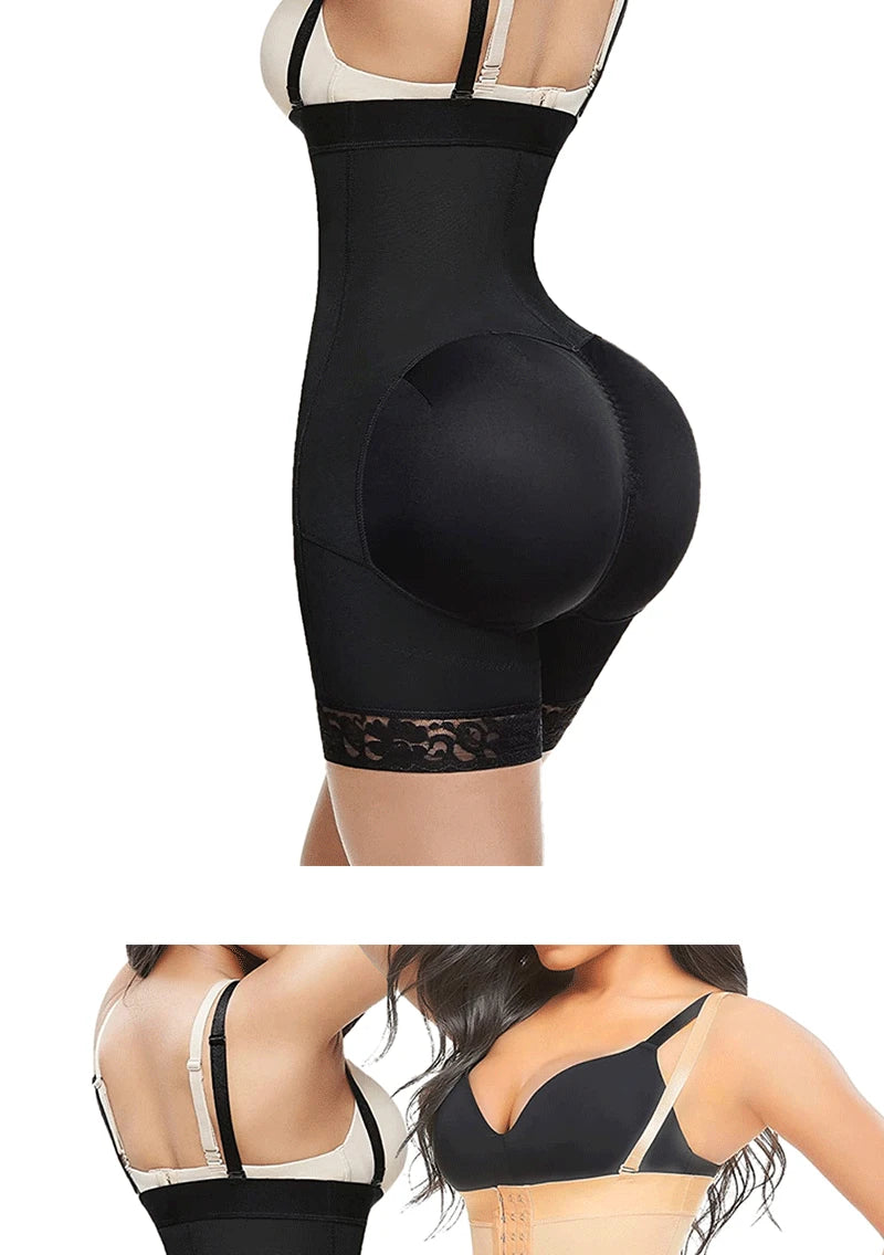 Fajas Colombianas Shapewear Women Tummy Control Butt Lifter Body Shaper High Compression Reducing and Shaping Girdles