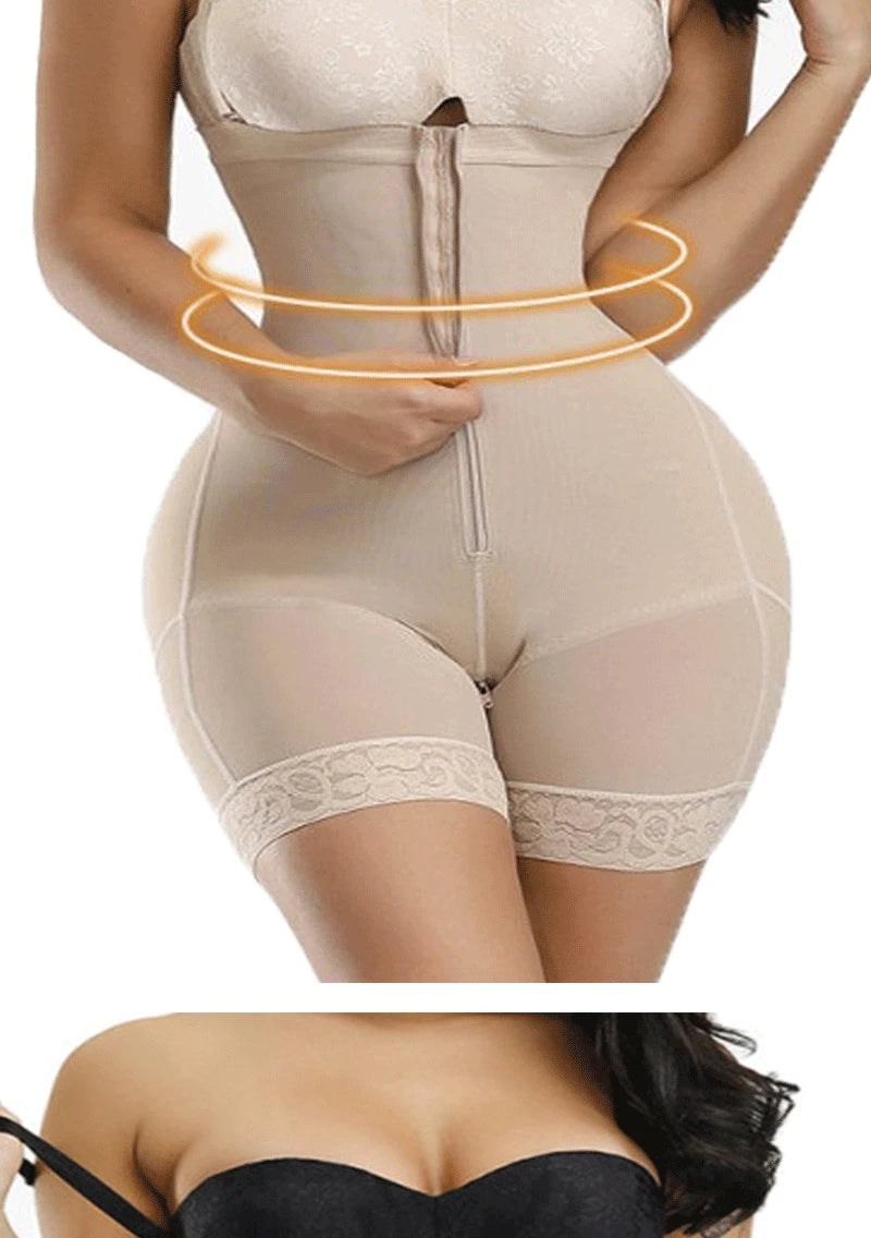 Fajas Colombianas Shapewear Women Tummy Control Butt Lifter Body Shaper High Compression Reducing and Shaping Girdles