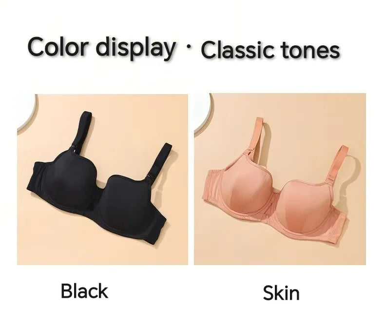 Plus Size Minimizer Bra for Women Underwire Full Coverage Anti-sagging Breathable Gathered DEFG Cup Supportive Lingerie