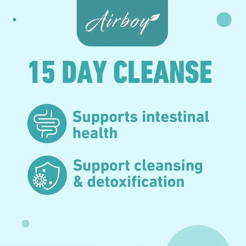 15 Day Cleanse and Detox - Supports Intestinal & Digestive Health, Relieves Bloating, Replenishes Energy, and Improves Immunity