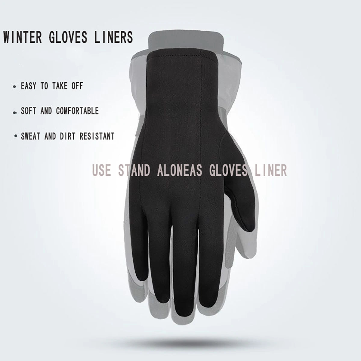 Ski Gloves Liners Thermal Warm Touch Screen Gloves ,Suit for Men &Women Cycling&Running Thin & Lightweight Winter Gloves