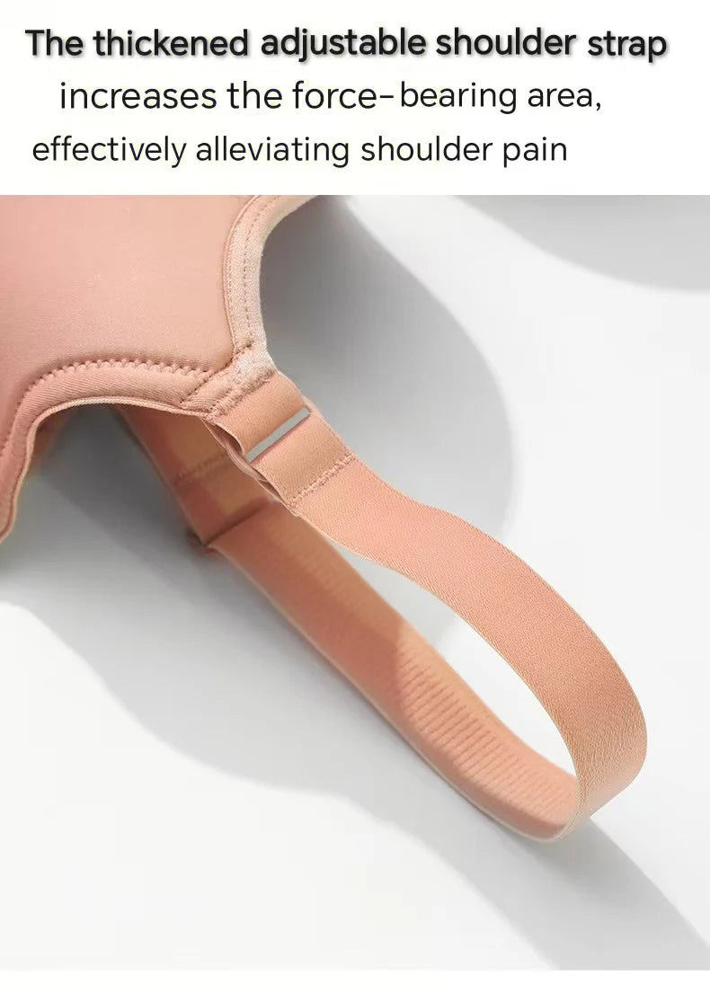 Plus Size Minimizer Bra for Women Underwire Full Coverage Anti-sagging Breathable Gathered DEFG Cup Supportive Lingerie