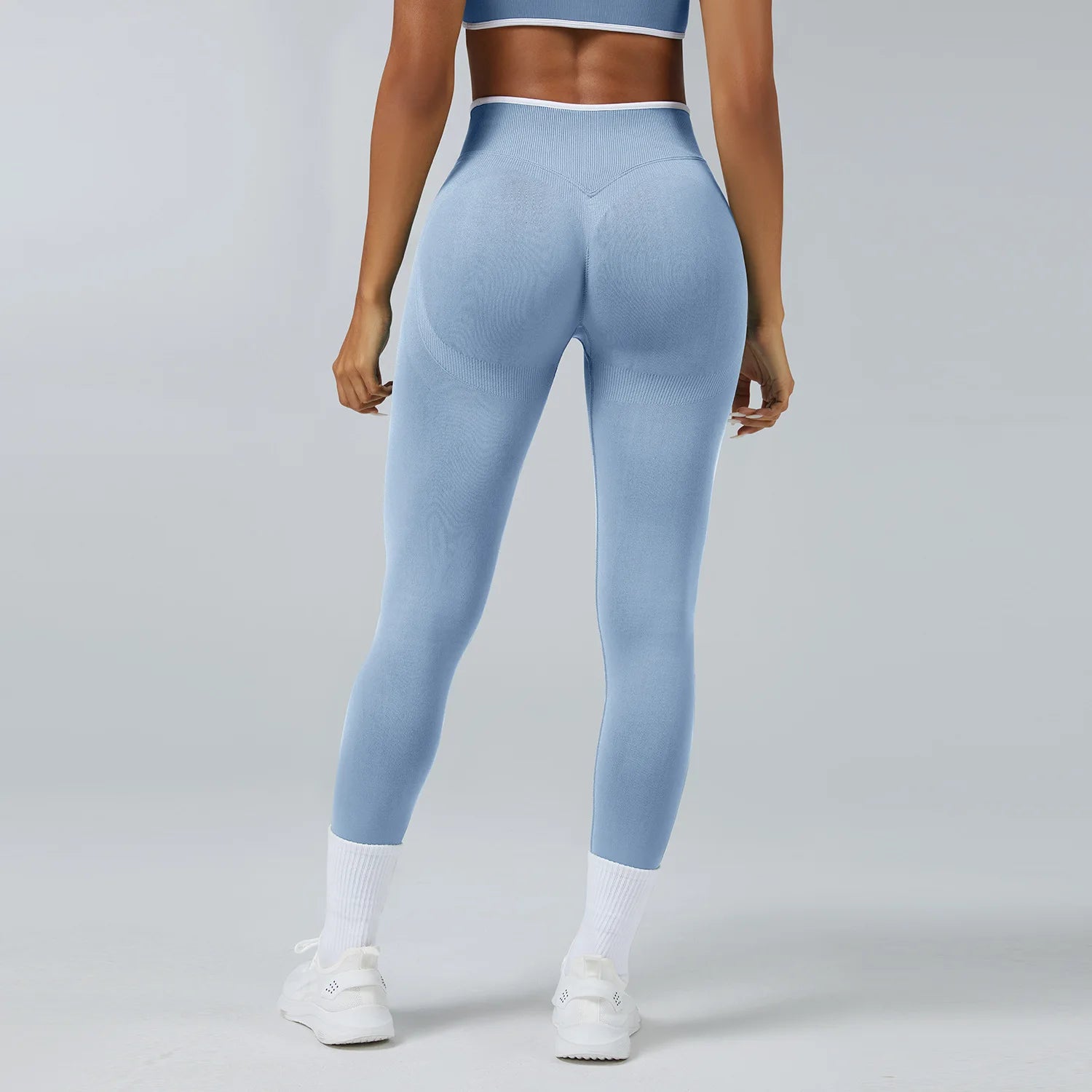 Seamless Butt Lifting Yoga Leggings – Tummy Control, Quick-Dry & Stylish Fit for Running & Outdoor