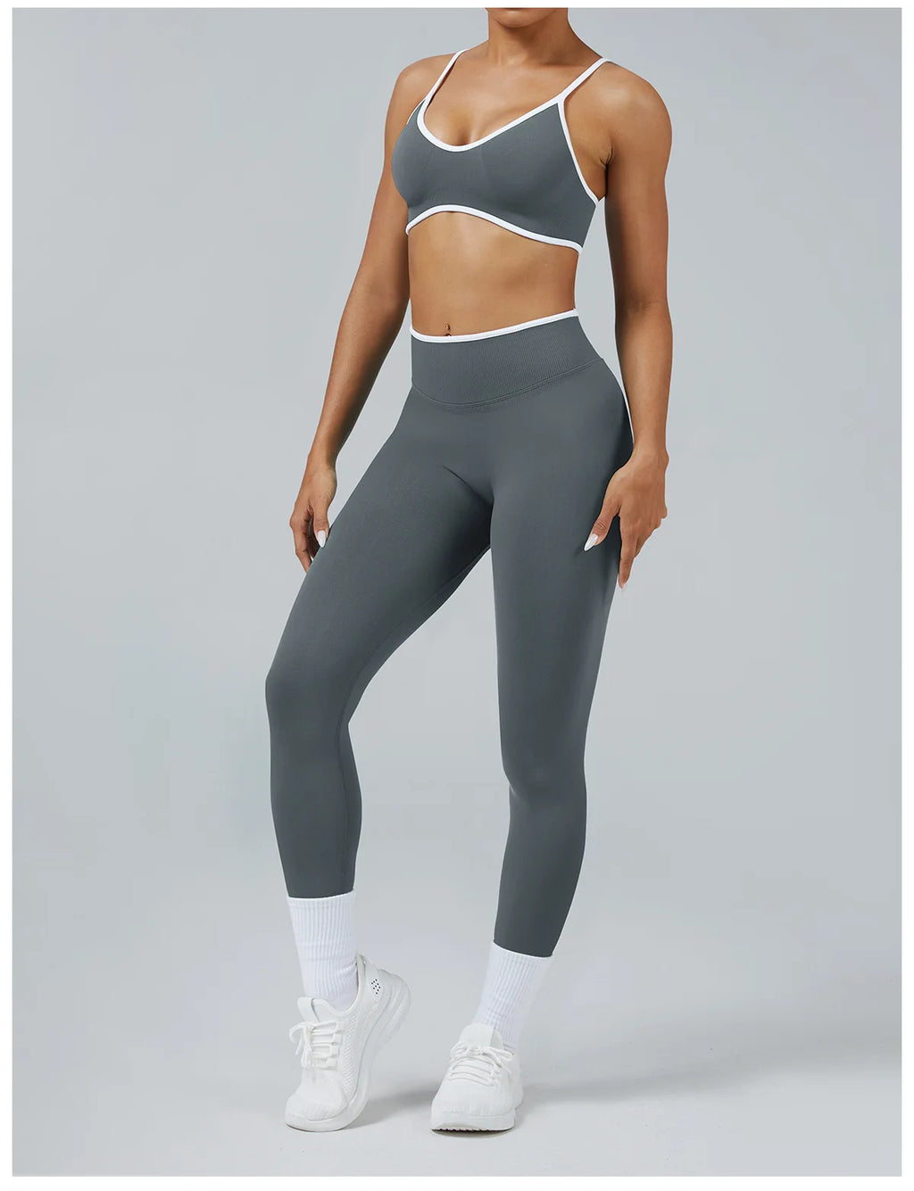 Seamless Butt Lifting Yoga Leggings – Tummy Control, Quick-Dry & Stylish Fit for Running & Outdoor