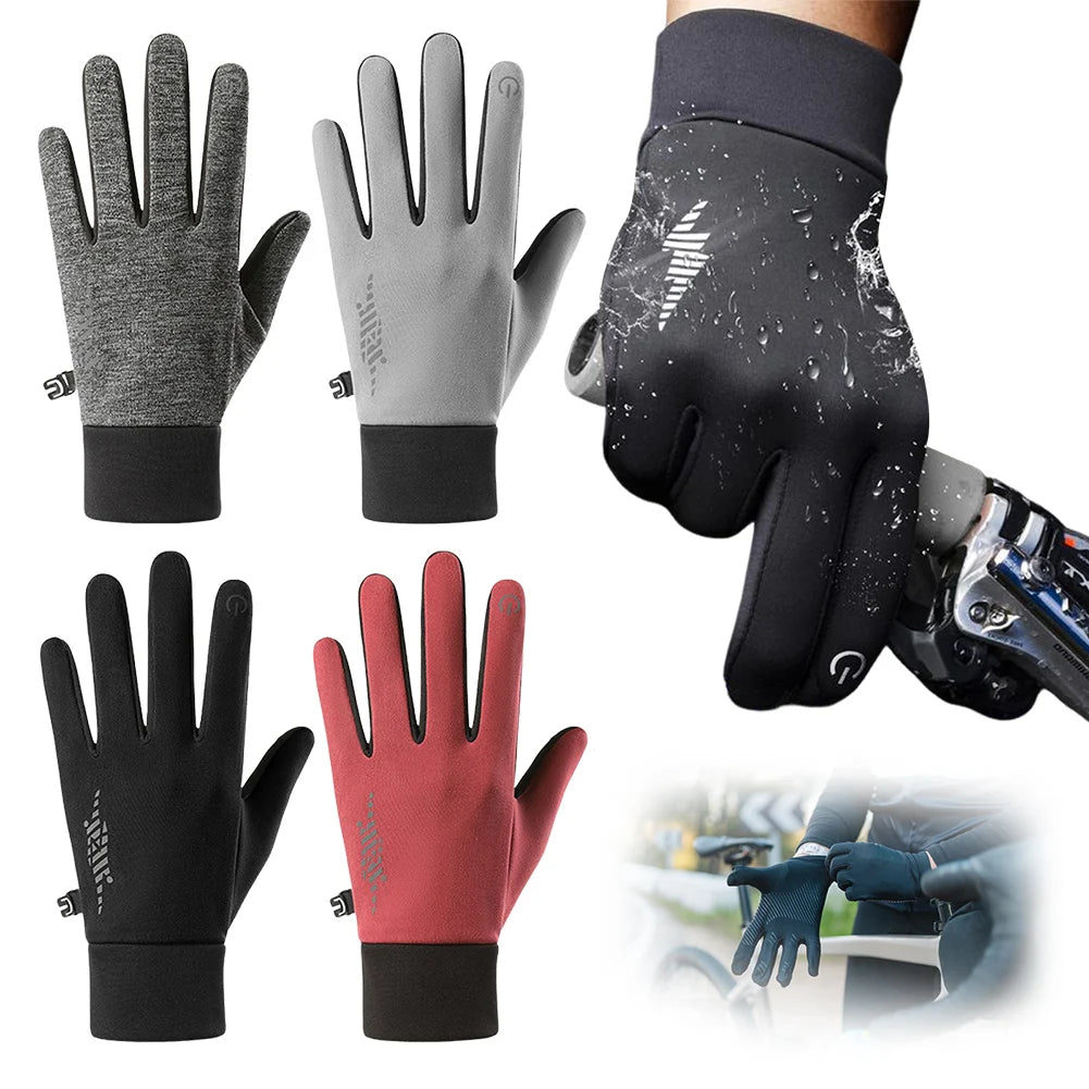Winter Thermal Gloves Men Women Touchscreen Fleece Lined Anti-Slip Cold Weather Gloves Driving Cycling Skiing Warm Touch Comfort