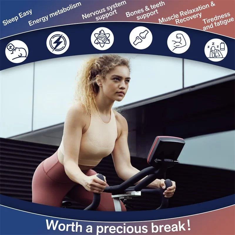 Magnesium Complex Capsules - Bone & Heart Health Supplement, Glycine, Citrate, Malate, Aspartate, Gluconate, Ascorbate, Taurine