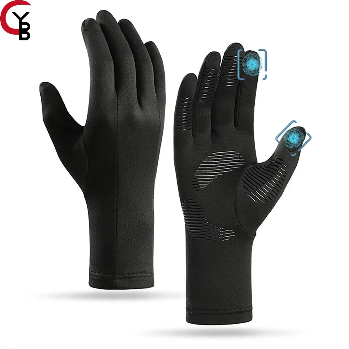 Ski Gloves Liners Thermal Warm Touch Screen Gloves ,Suit for Men &Women Cycling&Running Thin & Lightweight Winter Gloves