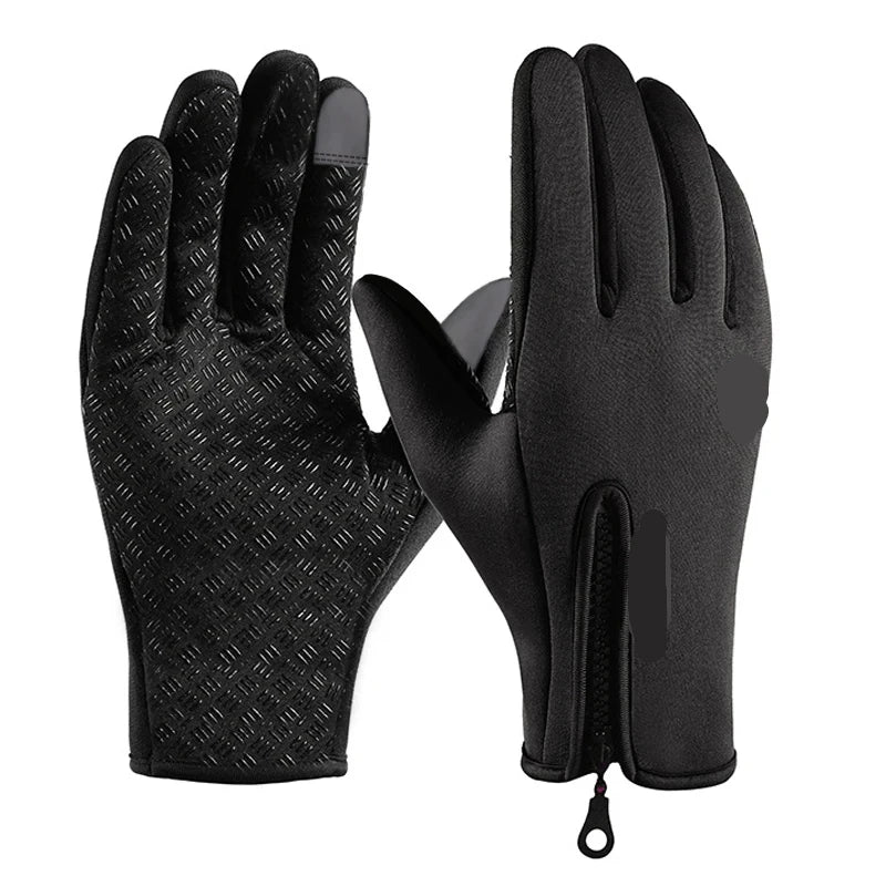Winter Men's And Women's Warm Gloves, Waterproof And Skin Friendly Touch Screen, Suitable For Cycling And Skiing