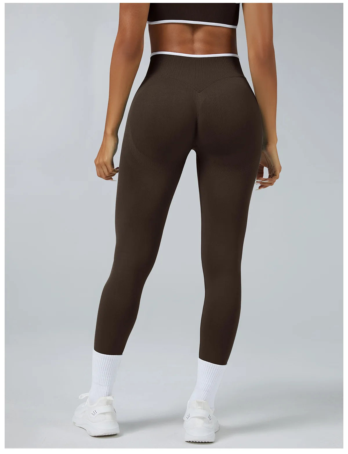 Seamless Butt Lifting Yoga Leggings – Tummy Control, Quick-Dry & Stylish Fit for Running & Outdoor