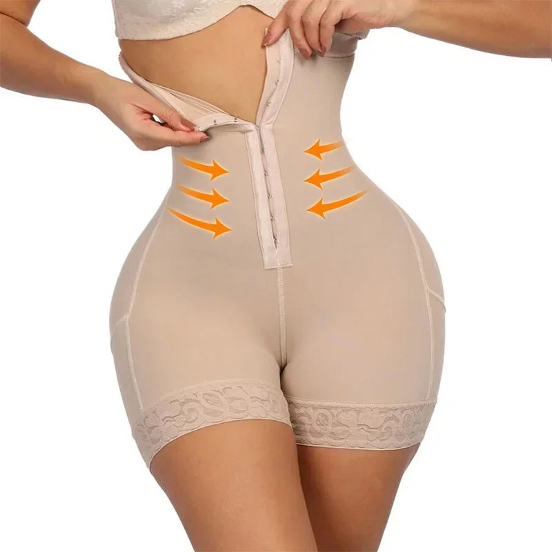 Fajas Colombianas Butt Lifter Shapewear High Waist Tummy Control Panties Waist Trainer Body Shaper