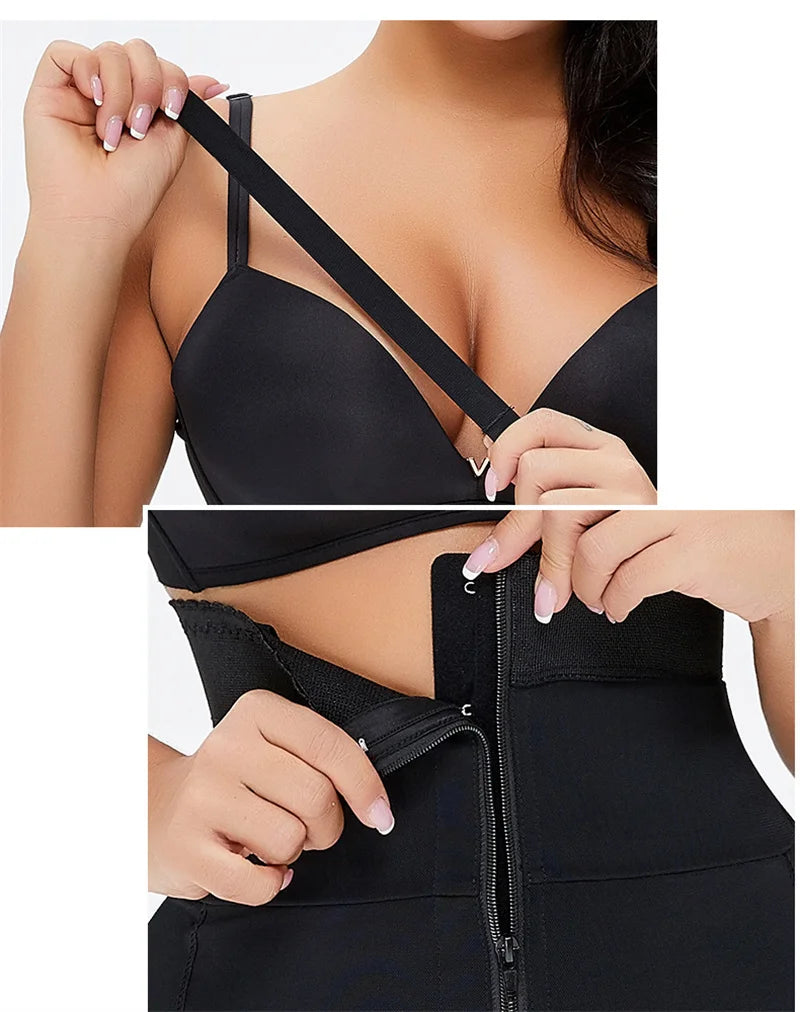 GUUDIA Hook Zipper Fajas Colombianas Butt Lifter Hip Enhancer Tummy Control Panties Body Shaper PantyBooty Enhance Shapewear