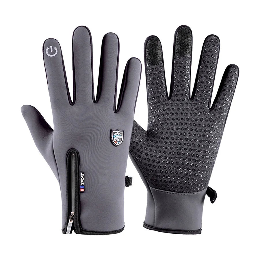 Winter Thermal Gloves for Men and Women, Touch Screen Fingers Waterproof Windproof Anti Slip Warm Gloves for Hiking Driving