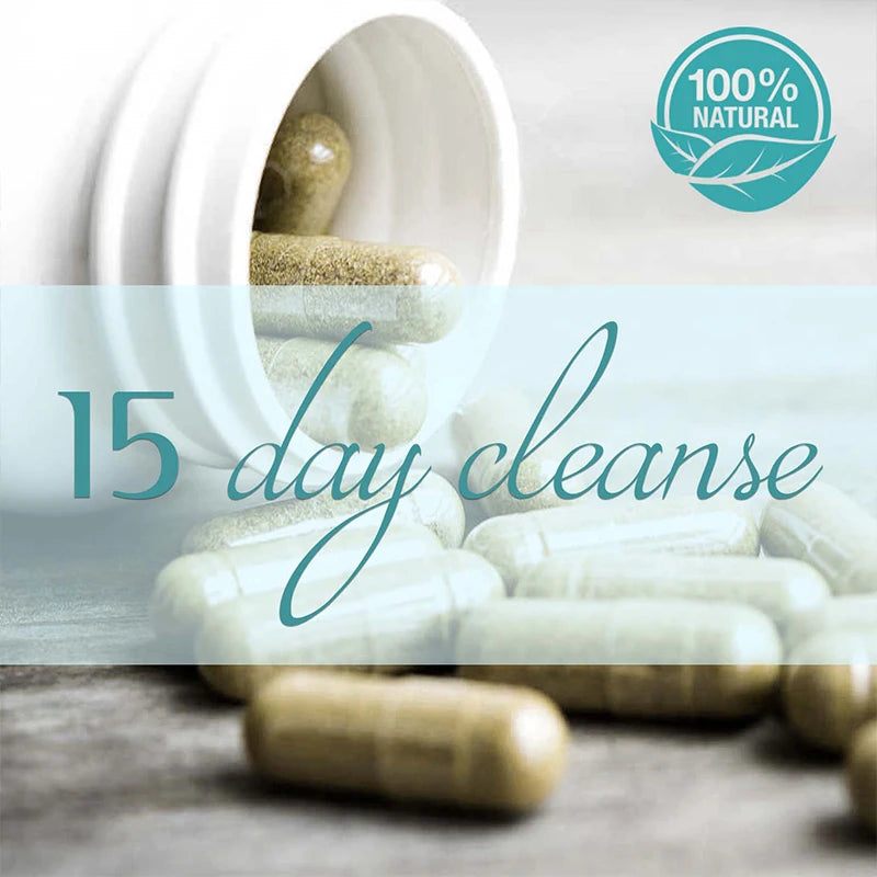 15 Day Cleanse and Detox - Supports Gut Health, Improves Digestion, Metabolism and Promotes Weight Management