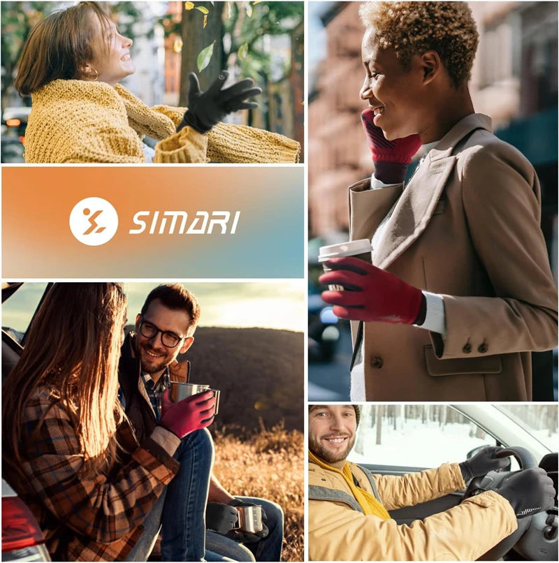 Winter Gloves Women Men Ski Gloves Liners Thermal Warm Touch Screen for Cycling Running Driving Texting and Daily Activities