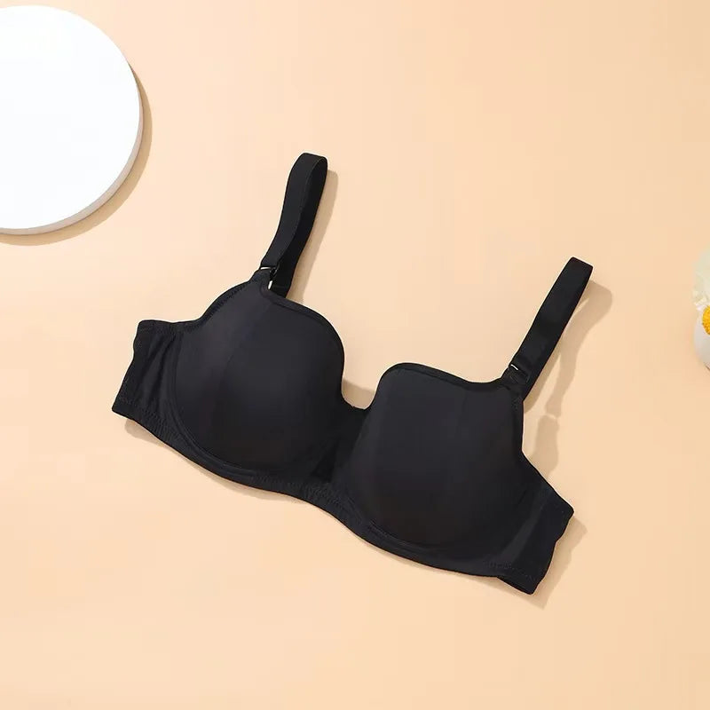 Plus Size Minimizer Bra for Women Underwire Full Coverage Anti-sagging Breathable Gathered DEFG Cup Supportive Lingerie