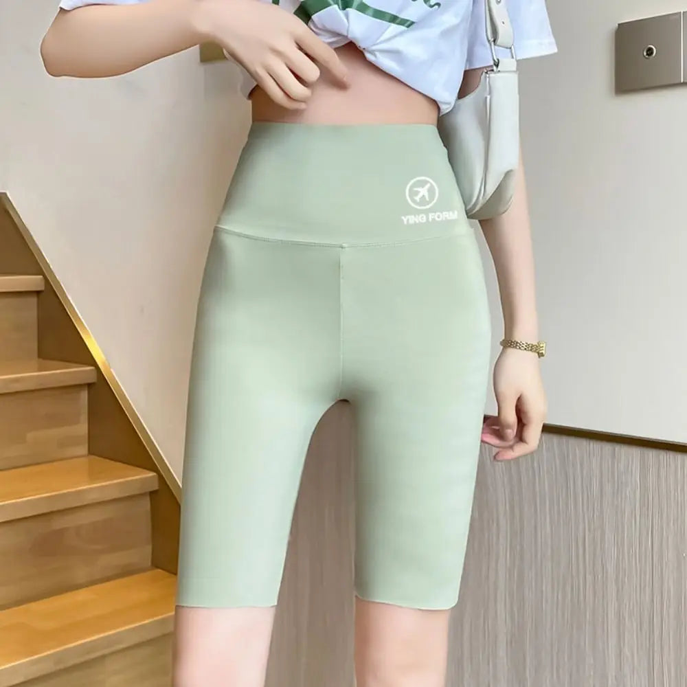 Tight Hip Lift Yoga Shorts Elastic Peach Butt Tummy Control Women Leggings Butt Lifter Breathable Biker Shorts Female